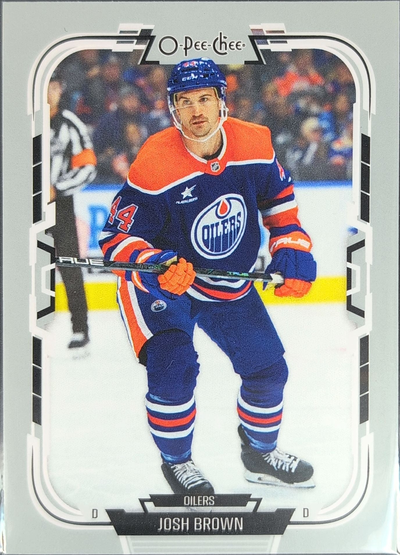 2025-26 O-Pee-Chee Josh Brown #402 Edmonton Oilers front