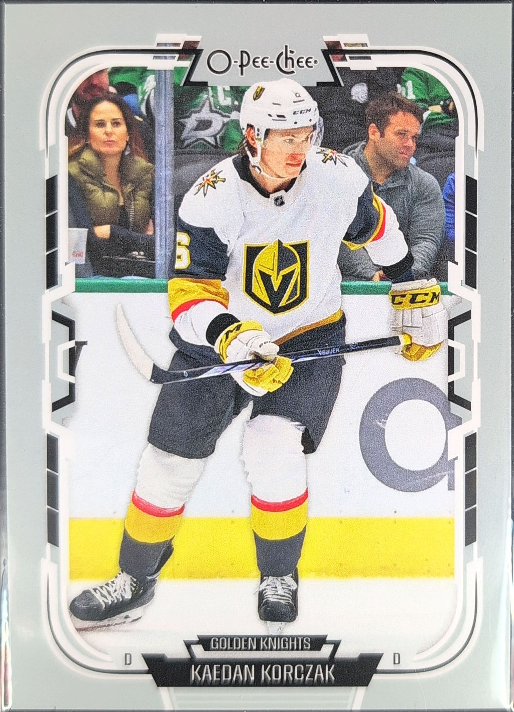 2025-26 O-Pee-Chee Kaedan Korczak #385 Vegas Golden Knights front