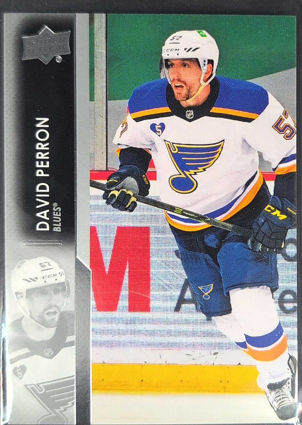 2021-22 Upper Deck David Perron #156 St. Louis Blues front