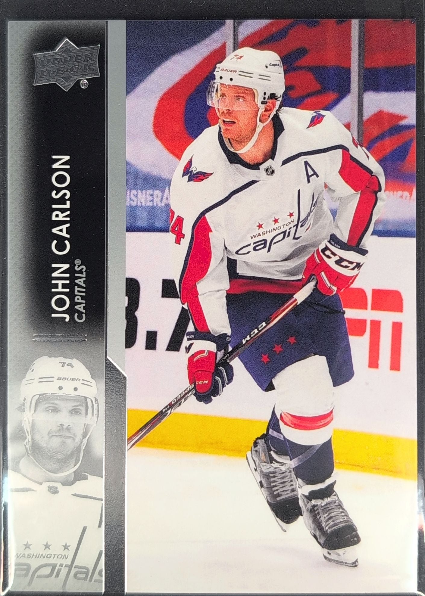 2021-2022 Upper Deck John Carlson #188 Washington Capitals front