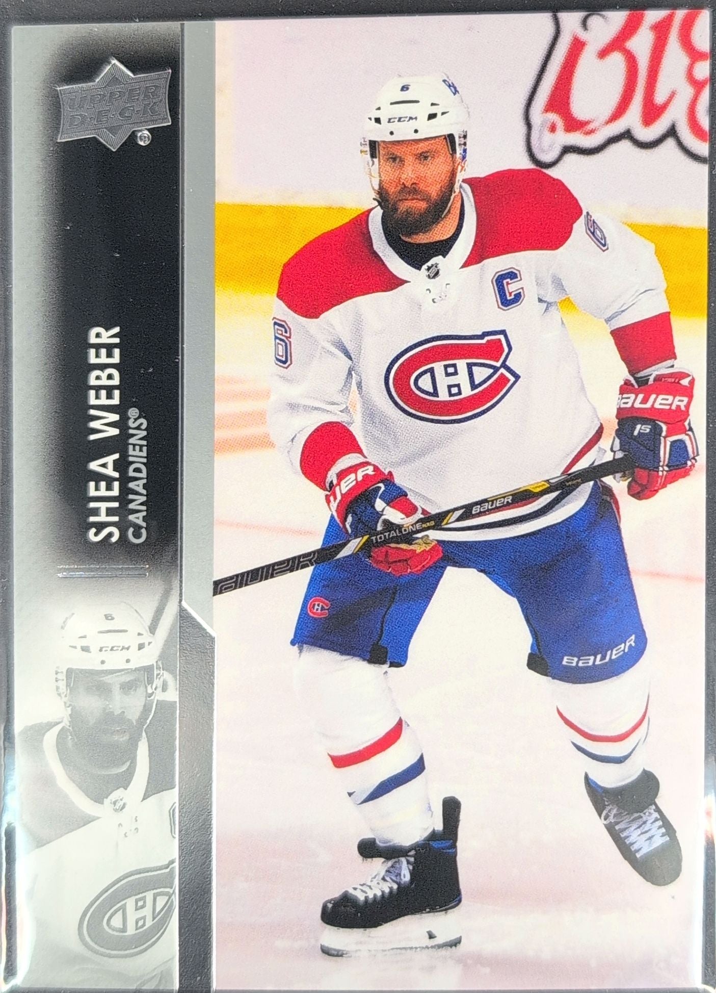 2021-22 Upper Deck Shea Weber #100 Montreal Canadiens front