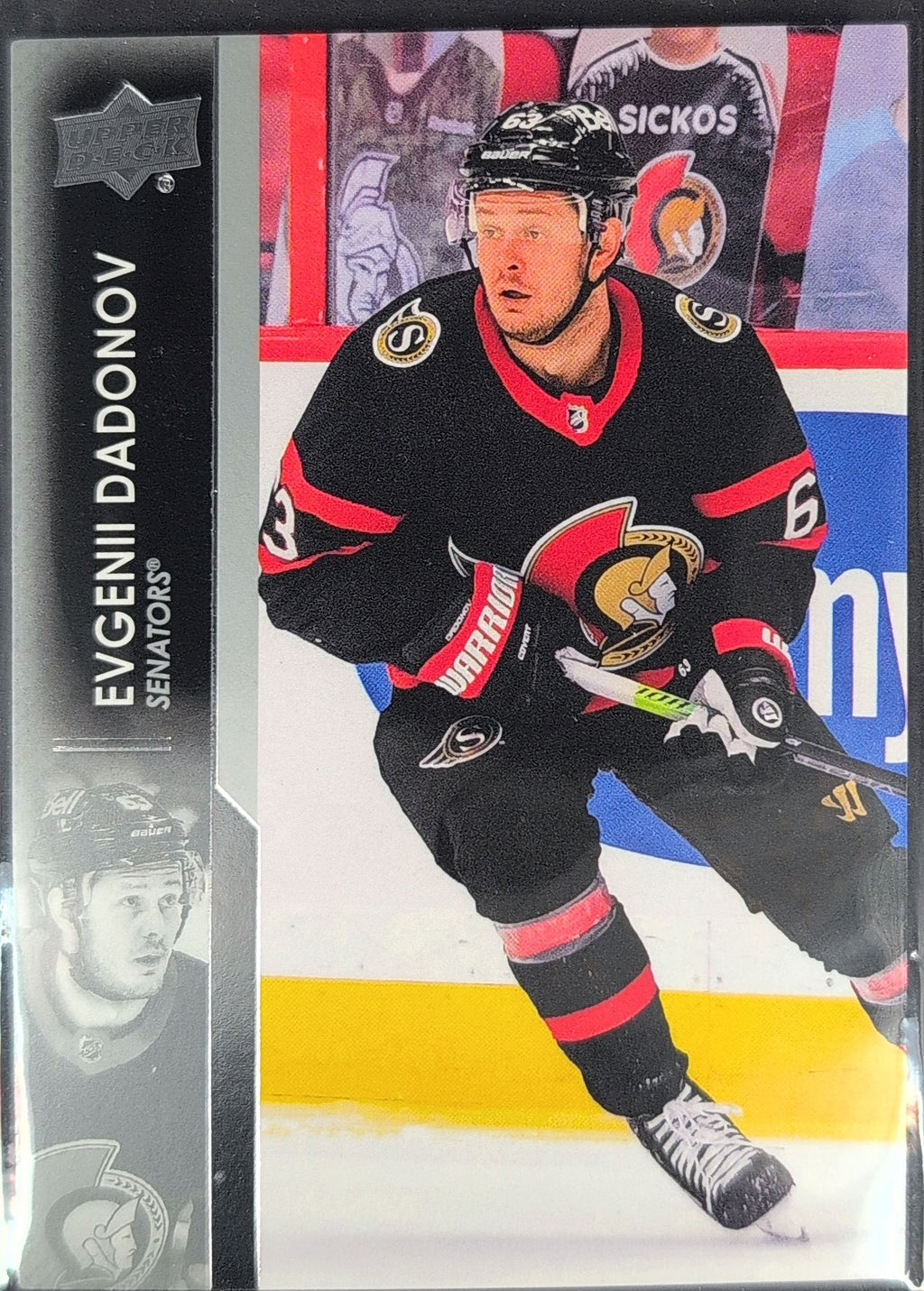 2021-22 Upper Deck Evgenii Dadonov #128 Ottawa Senators front