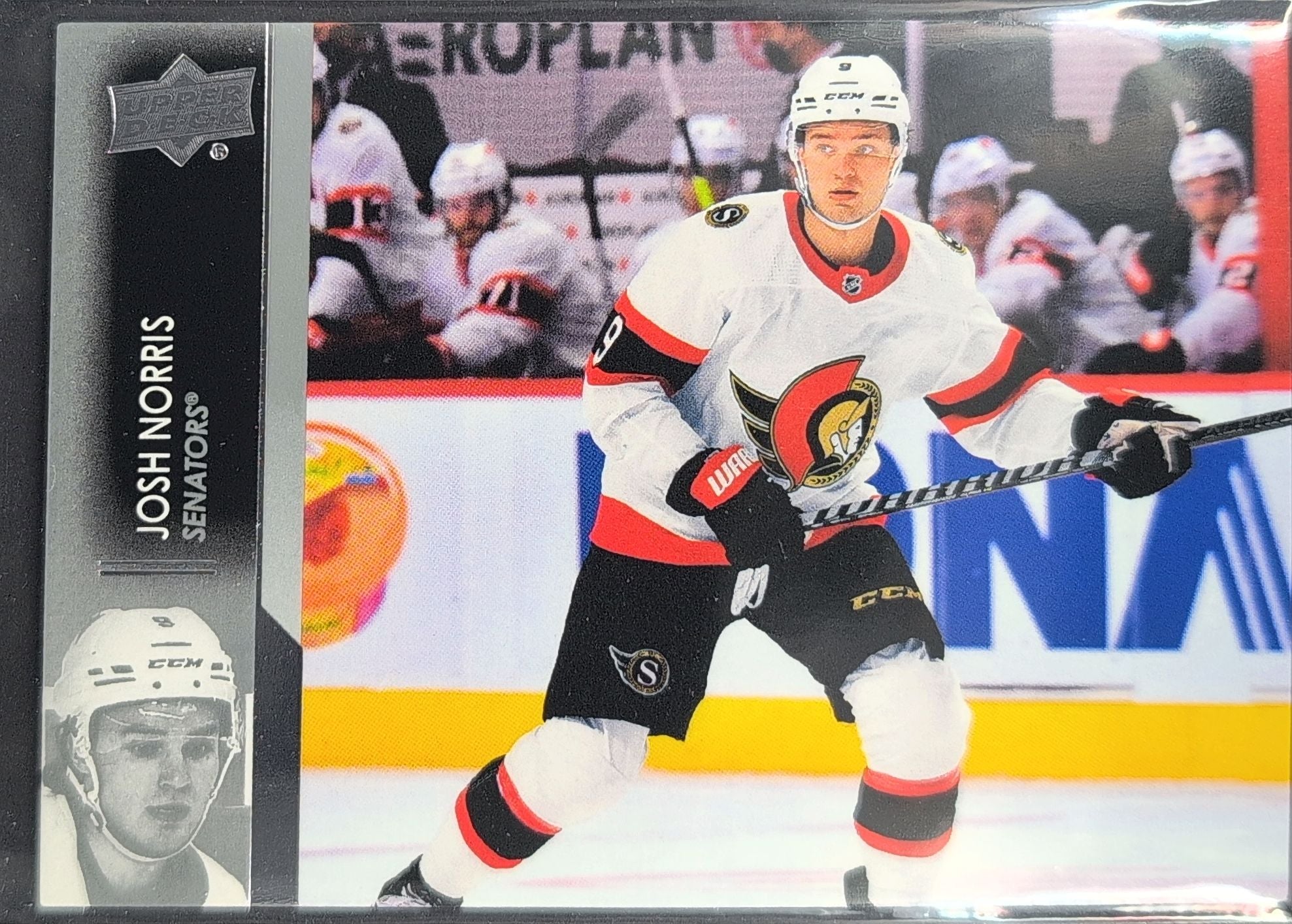 2021-2022 Upper Deck Josh Norris #129 Ottawa Senators front