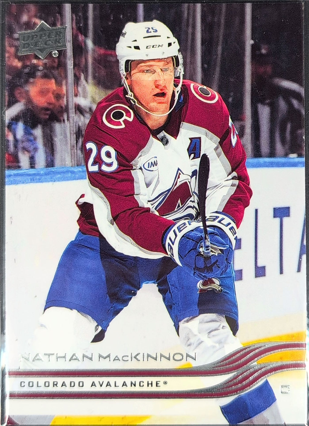 2025-26 Upper Deck Nathan MacKinnon #42 Colorado Avalanche front
