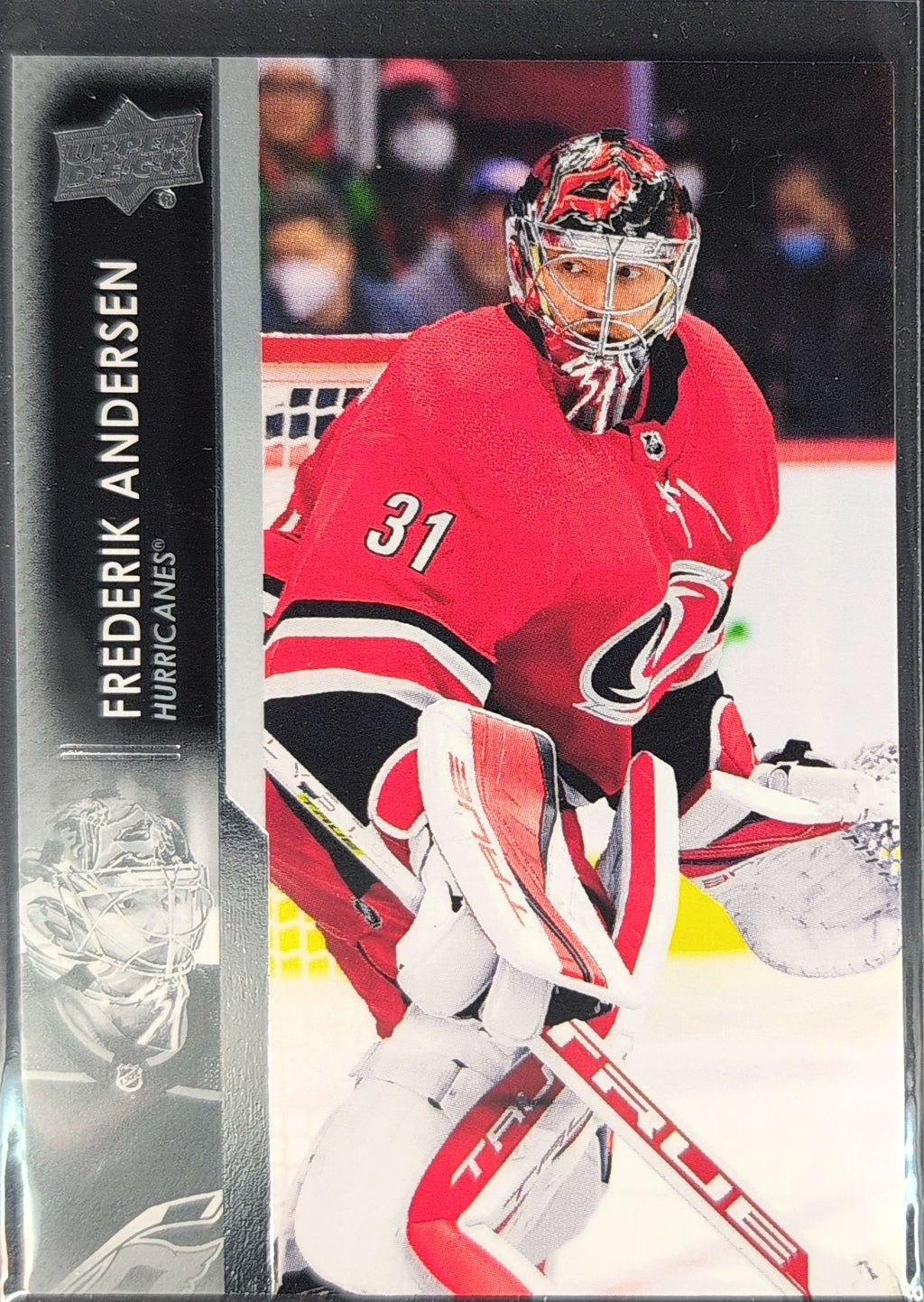 2021-2022 Upper Deck Frederik Andersen #533 Carolina Hurricanes front