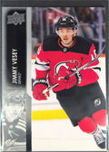 2021-2022 Upper Deck Jimmy Vesey #596 New Jersey Devils front