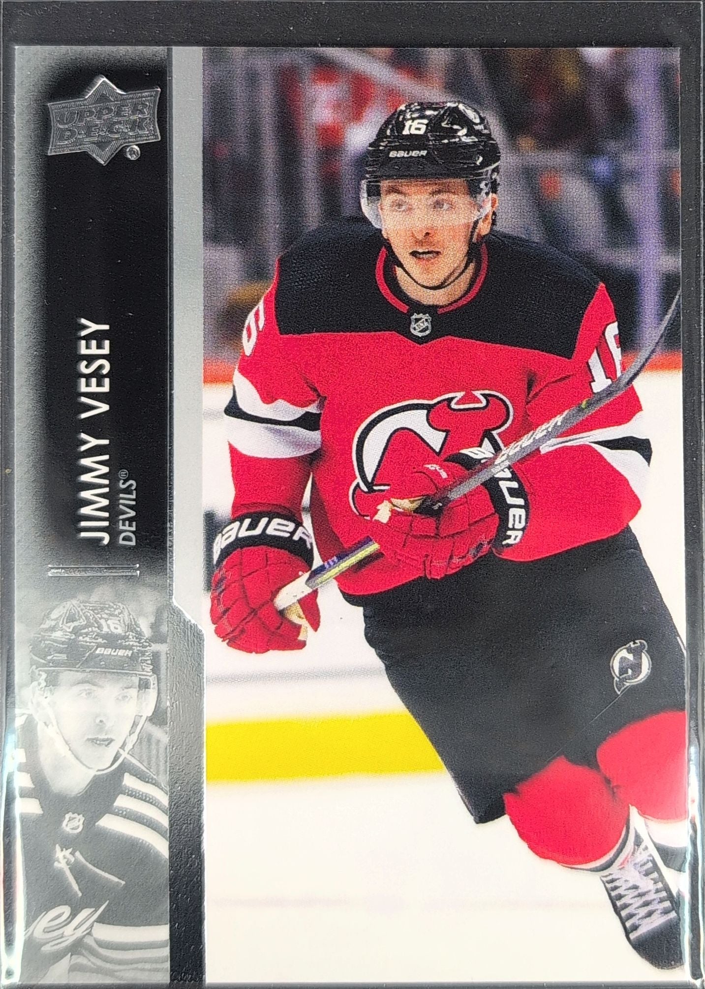 2021-2022 Upper Deck Jimmy Vesey #596 New Jersey Devils front