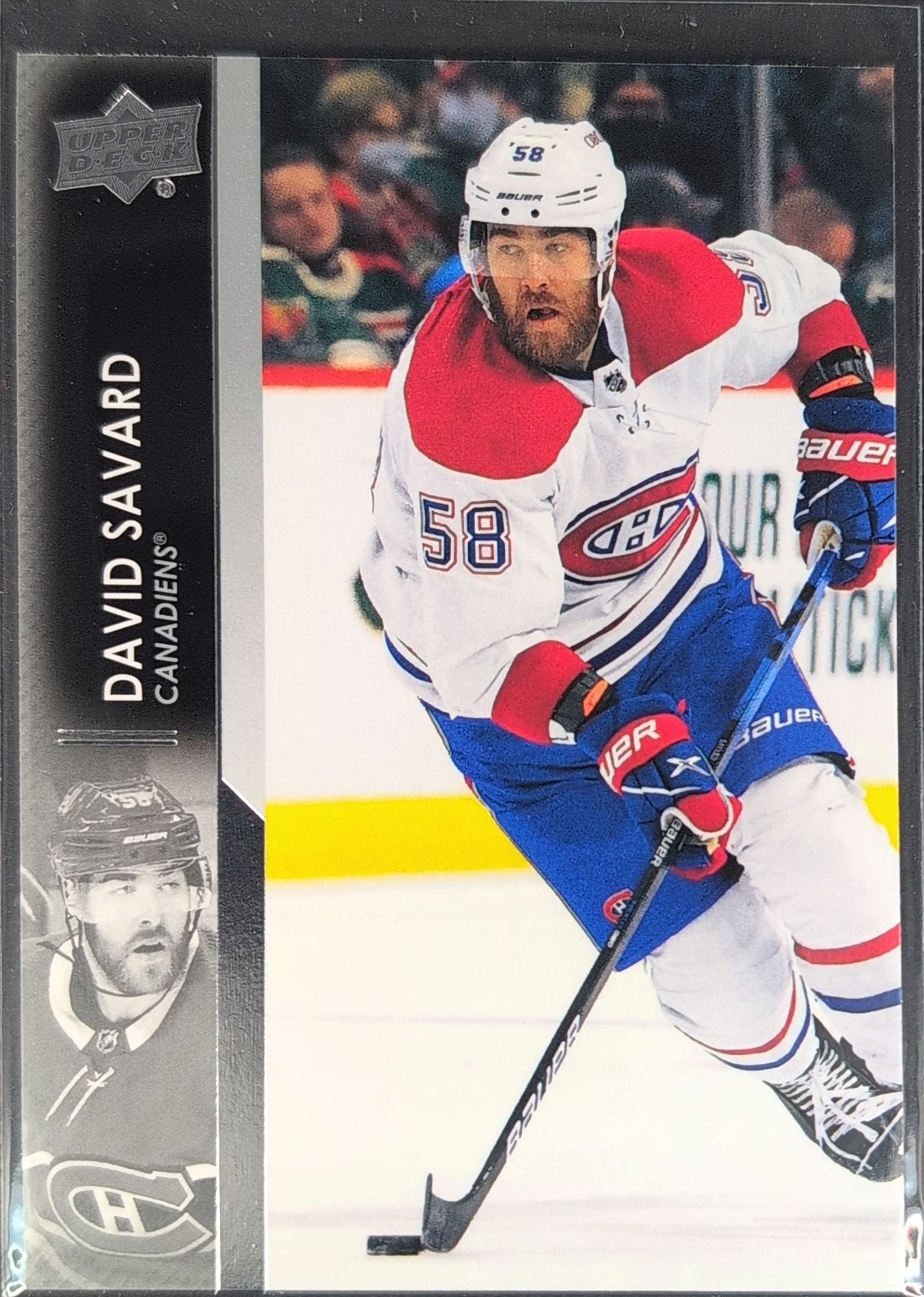 2021-2022 Upper Deck David Savard #587 Montreal Canadiens front