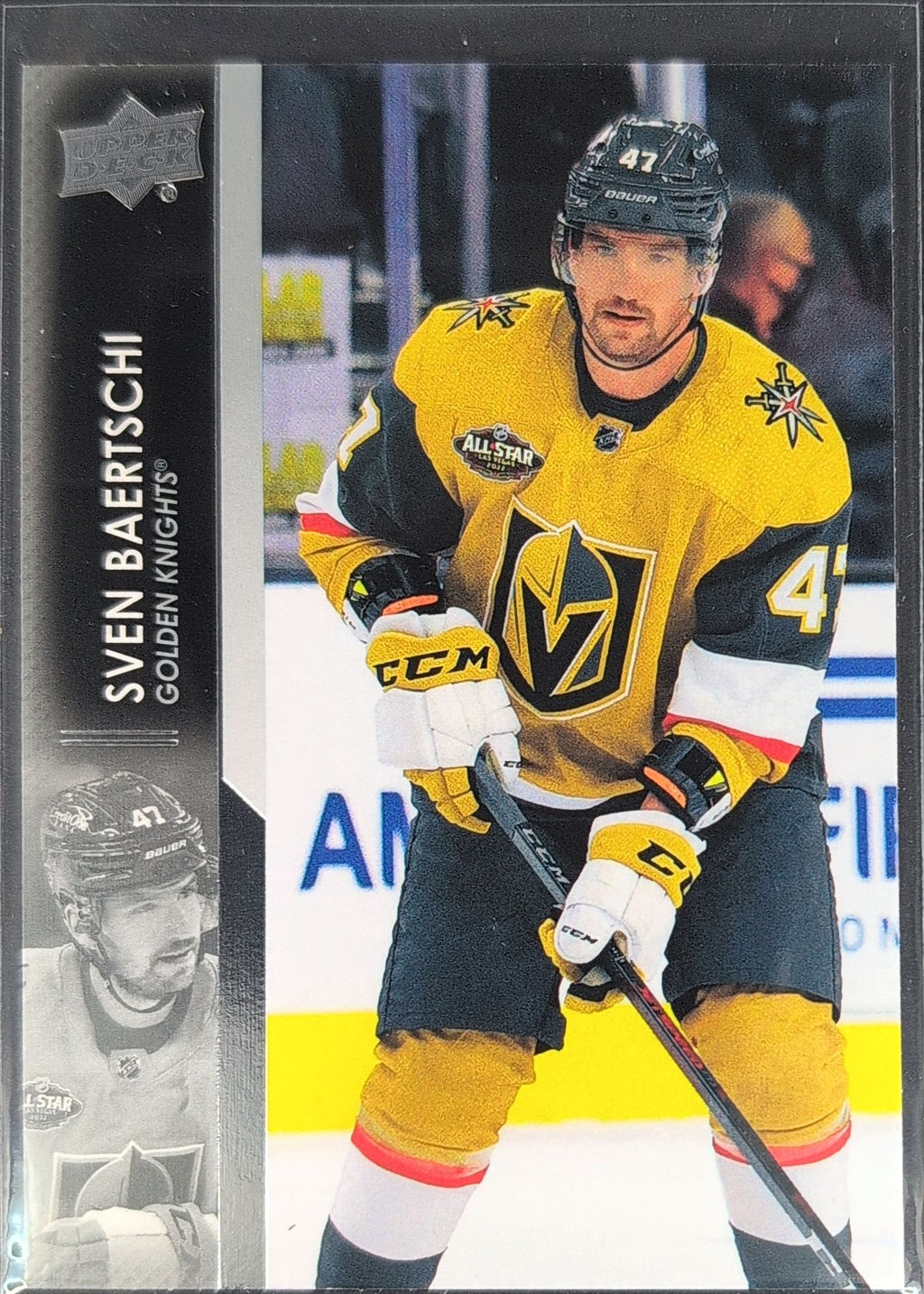 2021-22 Upper Deck Sven Baertschi #653 Vegas Golden Knights front