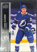 2021-2022 Upper Deck Yanni Gourde #160 Tampa Bay Lightning front