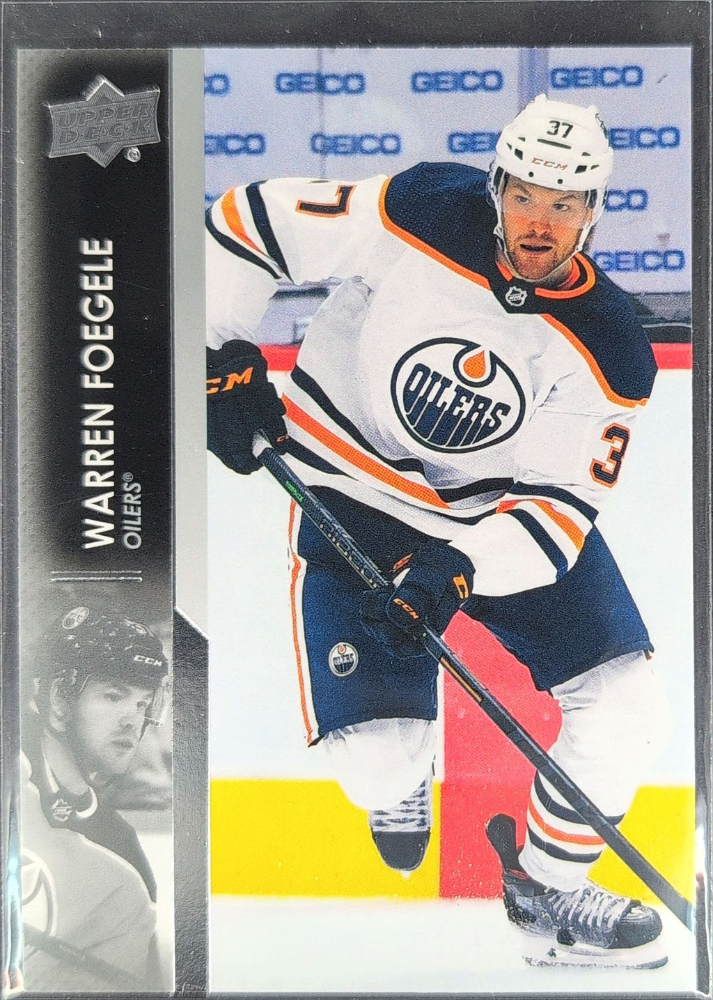 2021-22 Upper Deck Warren Foegele #566 Edmonton Oilers front
