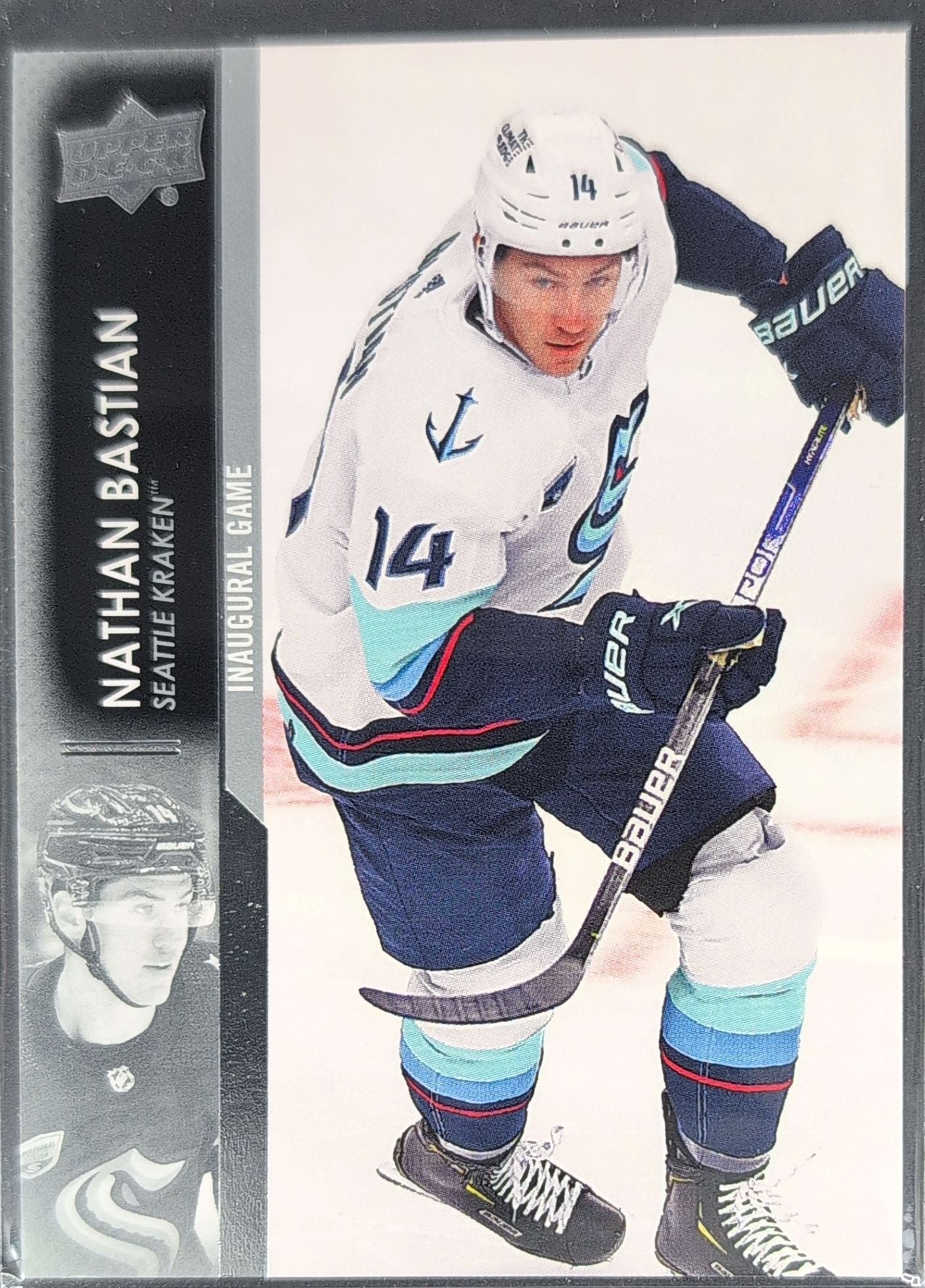 2021-2022 Upper Deck Nathan Bastian #694 Seattle Kraken front
