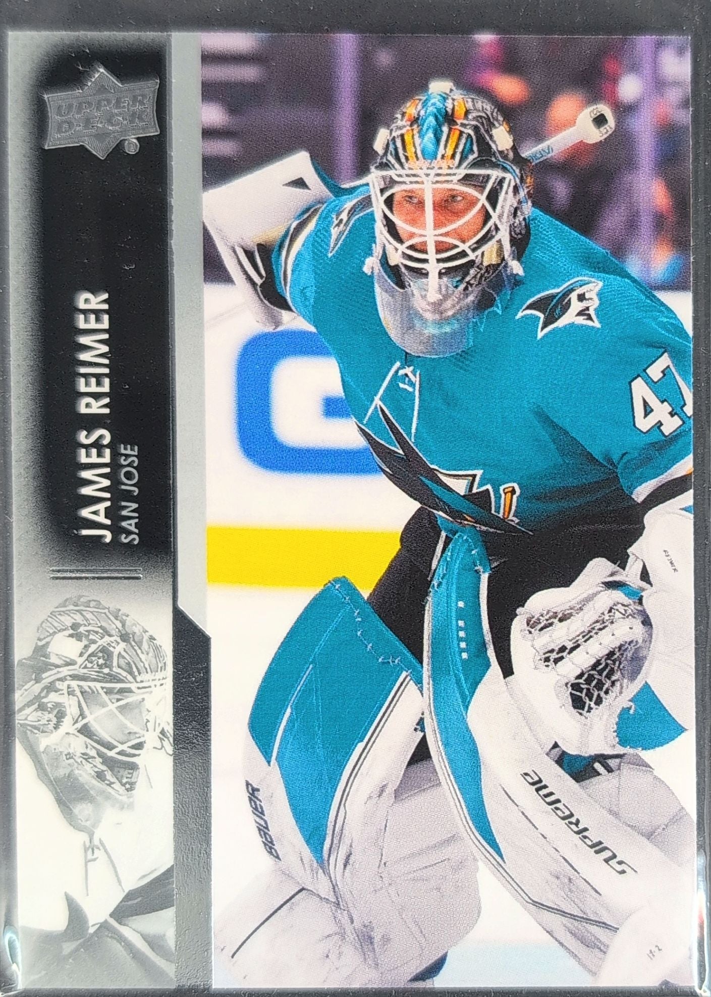 2021-22 Upper Deck James Reimer #626 San Jose Sharks front