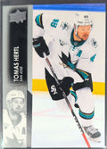 2021-2022 Upper Deck Tomas Hertl #149 San Jose Sharks front