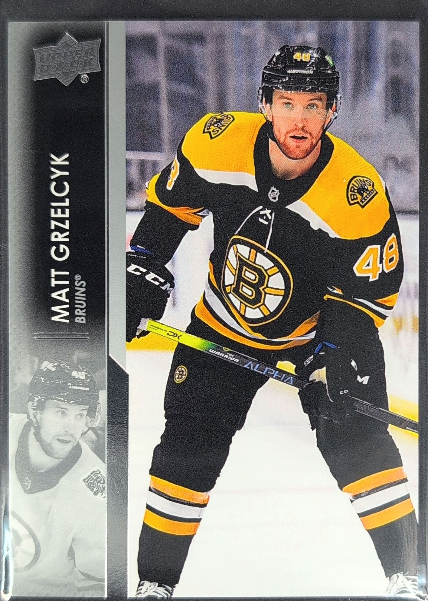 Matt Grzelcyk 2021-22 Upper Deck #16 Boston Bruins - front image