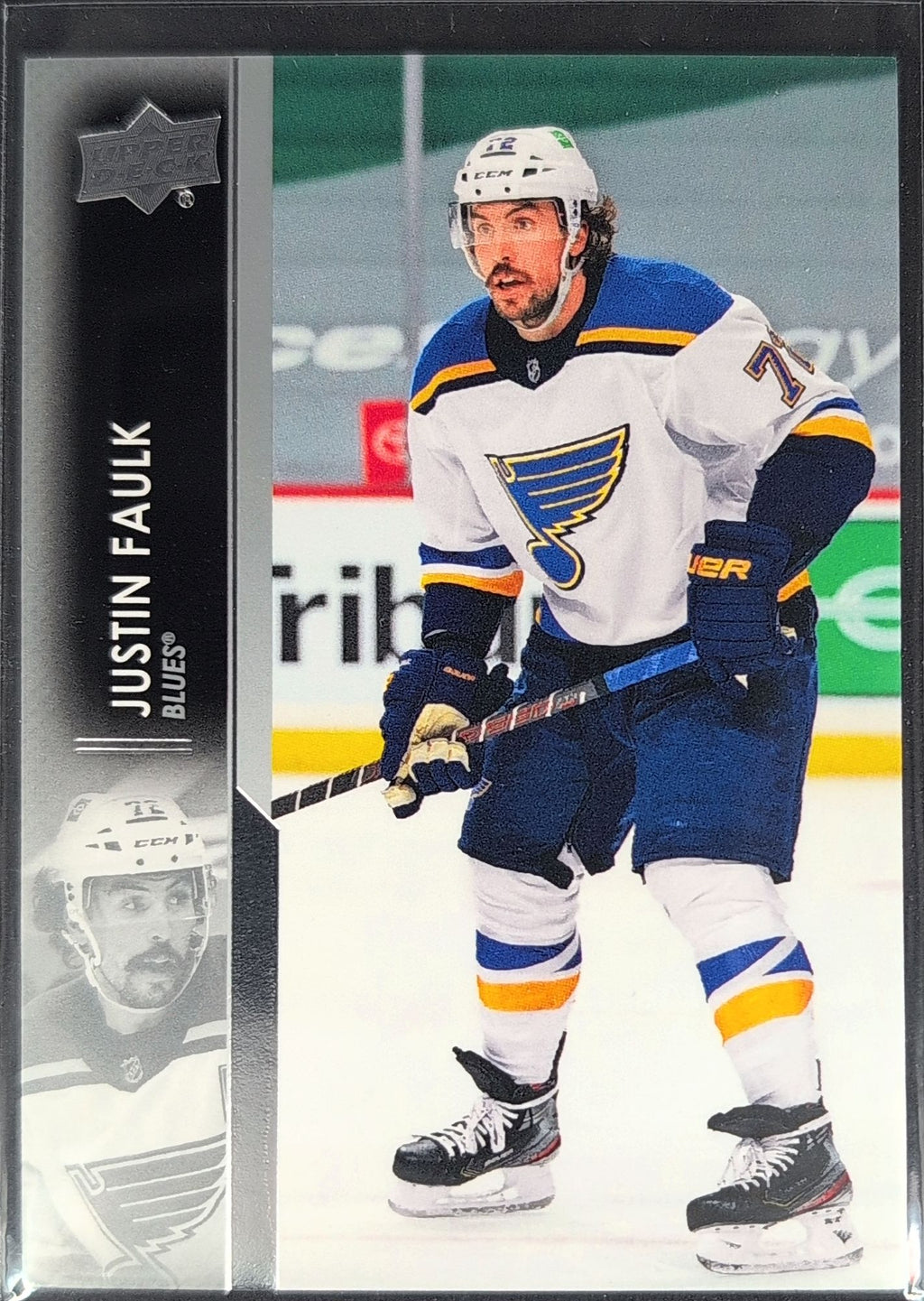 2021-22 Upper Deck Justin Faulk #154 St. Louis Blues front