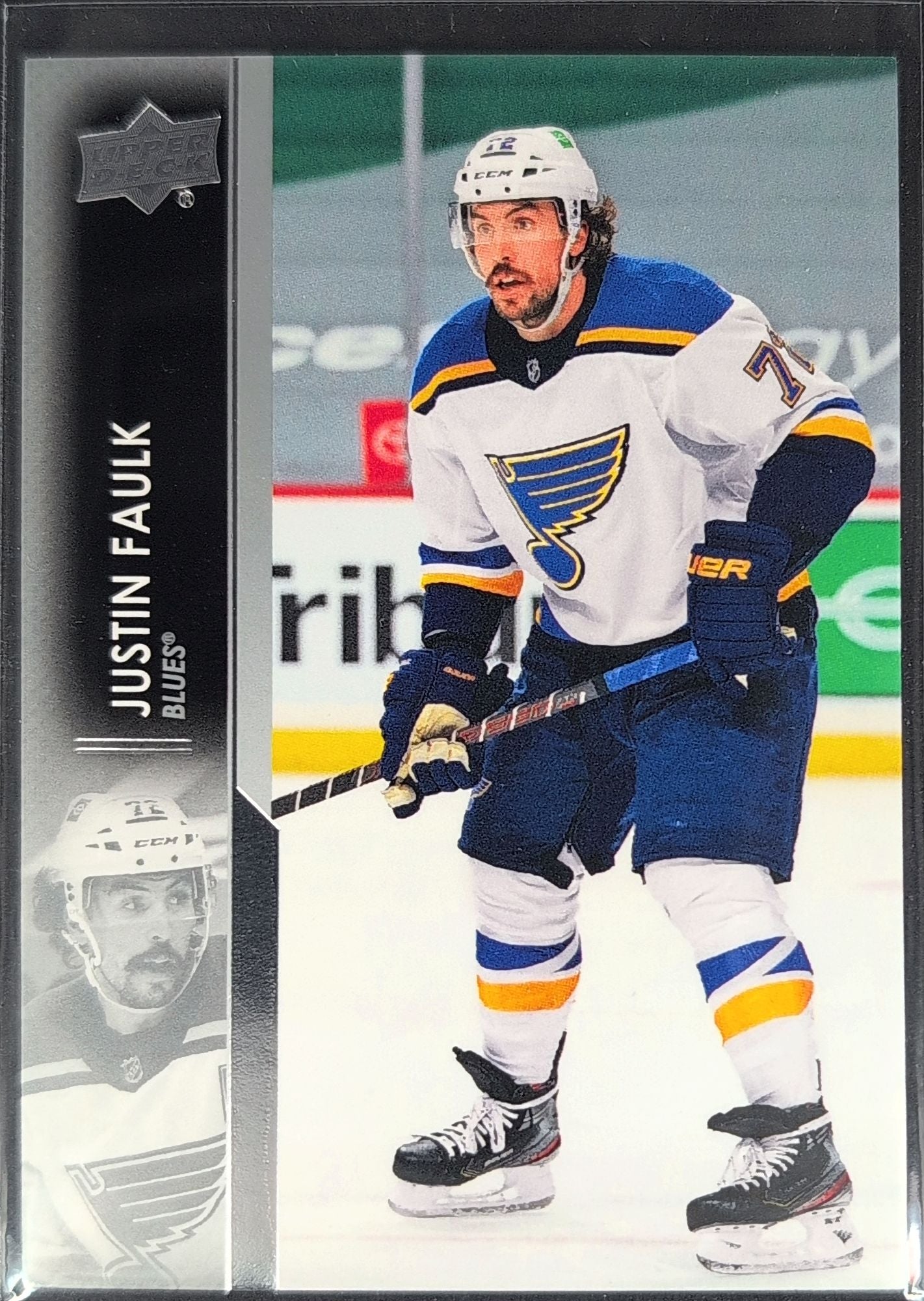 2021-22 Upper Deck Justin Faulk #154 St. Louis Blues front