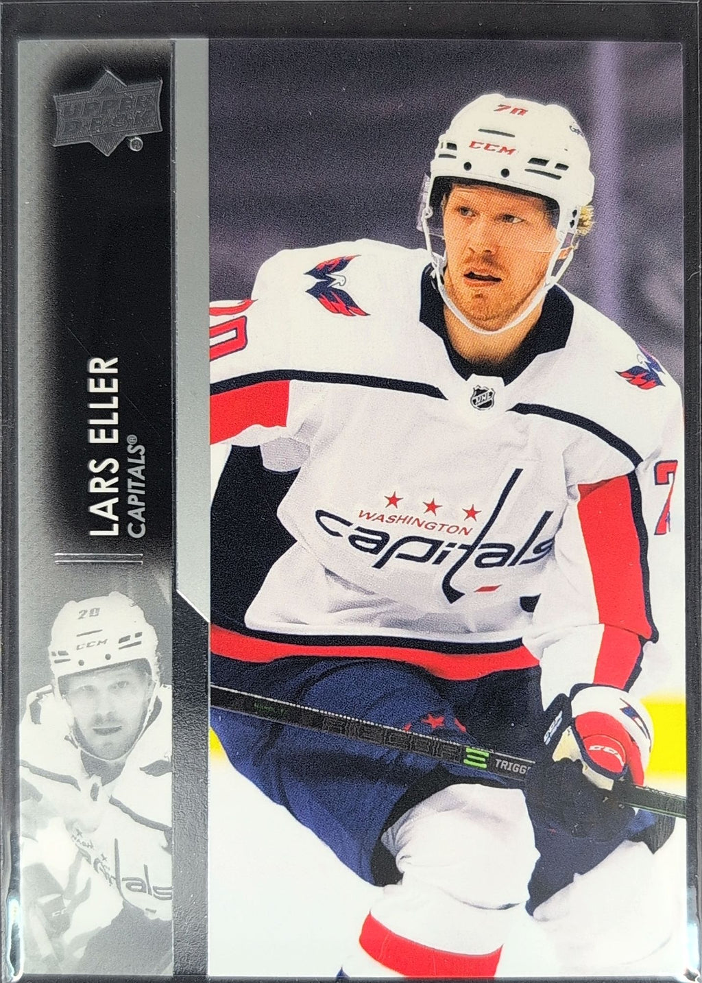 2021-2022 Upper Deck Lars Eller #189 Washington Capitals front