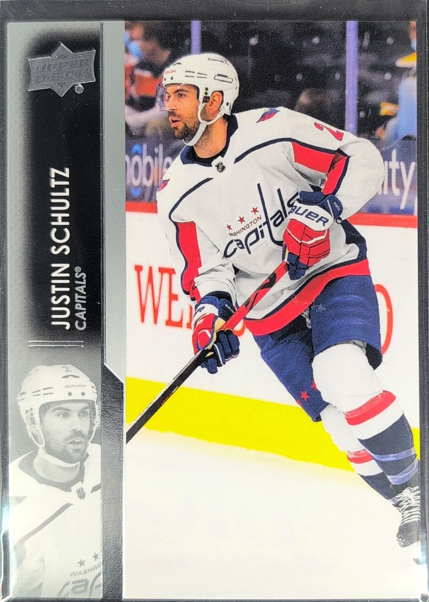2021-22 Upper Deck Justin Schultz #191 Washington Capitals front
