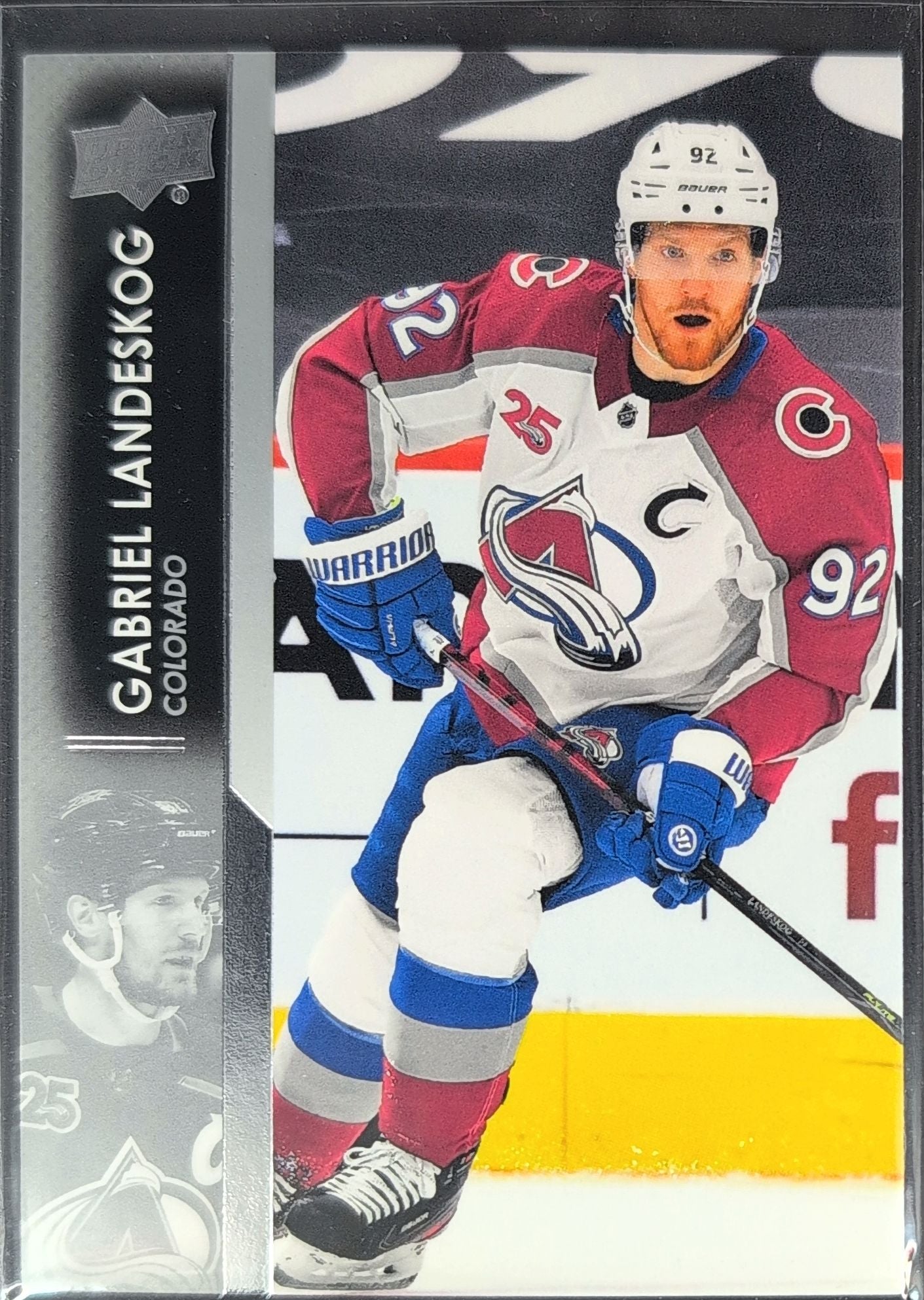 2021-2022 Upper Deck Gabriel Landeskog #49 Colorado Avalanche front