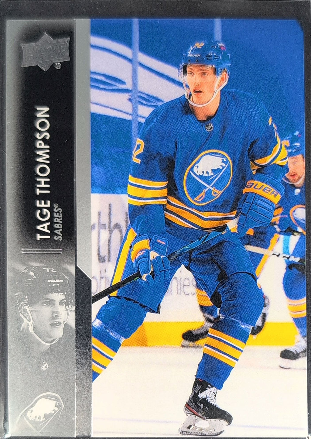 2021-22 Upper Deck Tage Thompson #25 Buffalo Sabres front