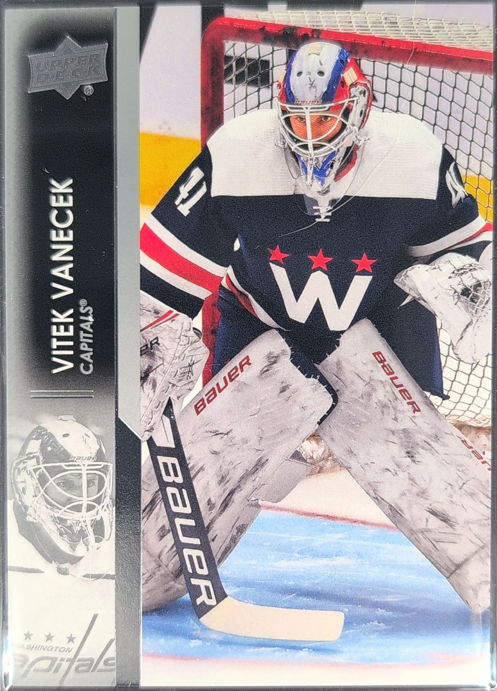 2021-2022 Upper Deck Vitek Vanecek #192 Washington Capitals front
