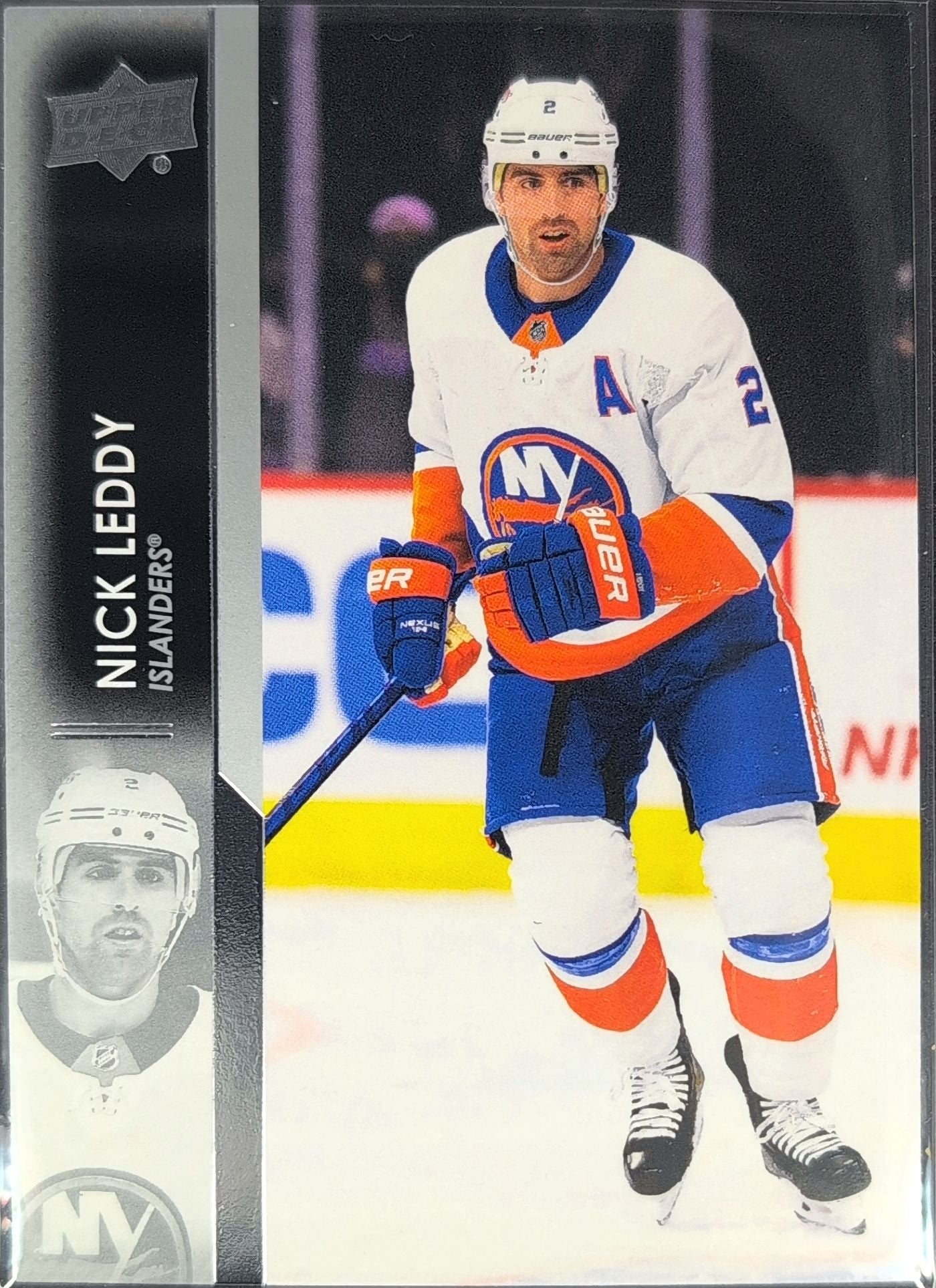2021-2022 Upper Deck Nick Leddy #115 New York Islanders front