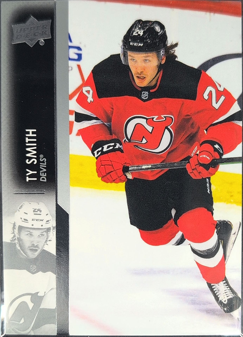 2021-2022 Upper Deck Ty Smith #111 New Jersey Devils front