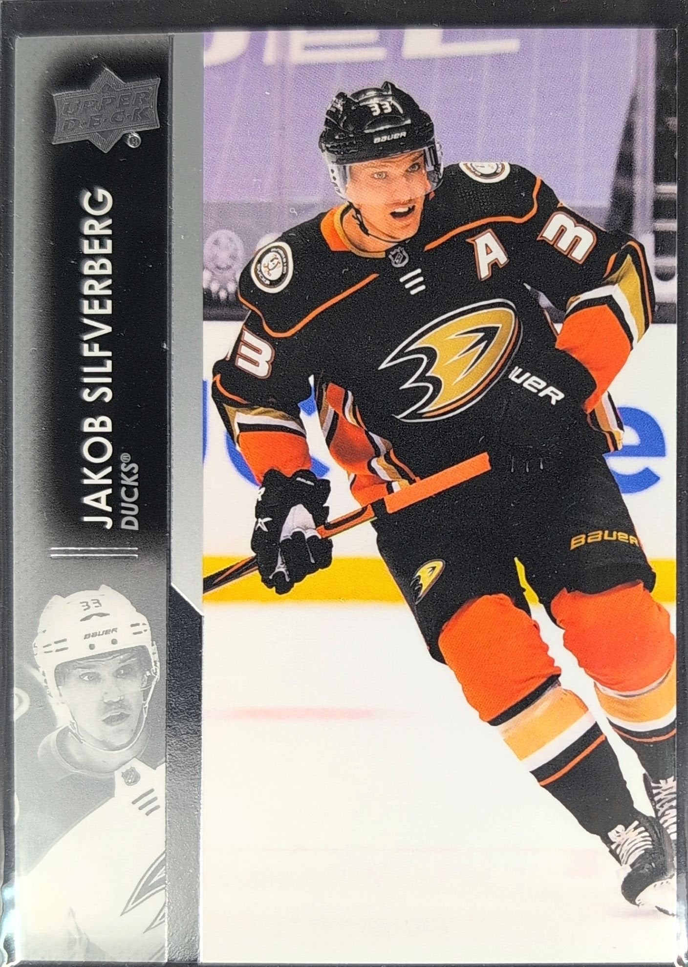 Jakob Silfverberg 2021-22 Upper Deck #5 Anaheim Ducks - front image