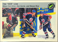 1993 Classic Pro Prospects The "VCR" Line (Shaun Van Allen / Dan Currie / Steven Rice) #150 Cape Breton Oilers front