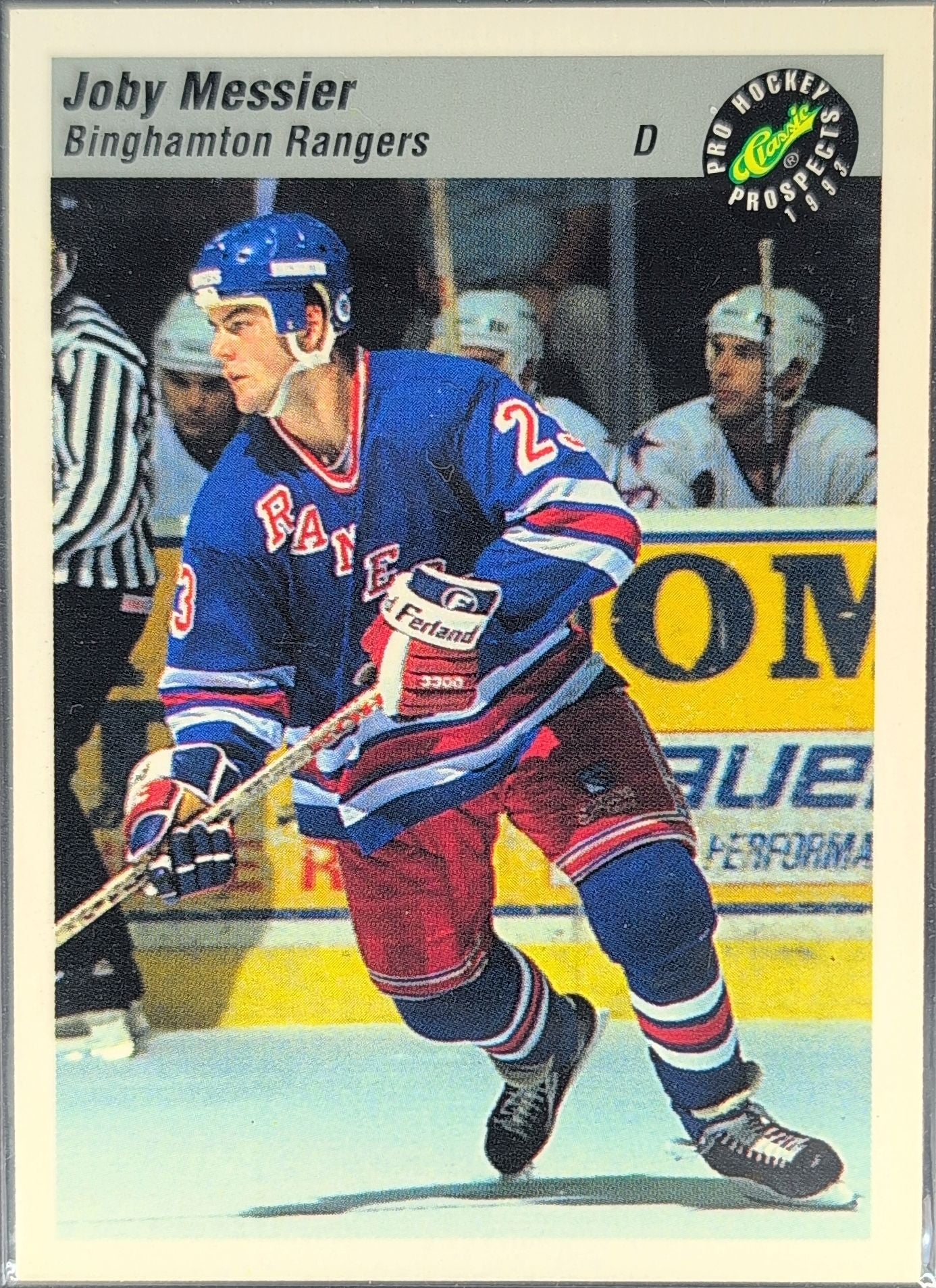 1993 Classic Pro Prospects Joby Messier #127 Binghamton Rangers front