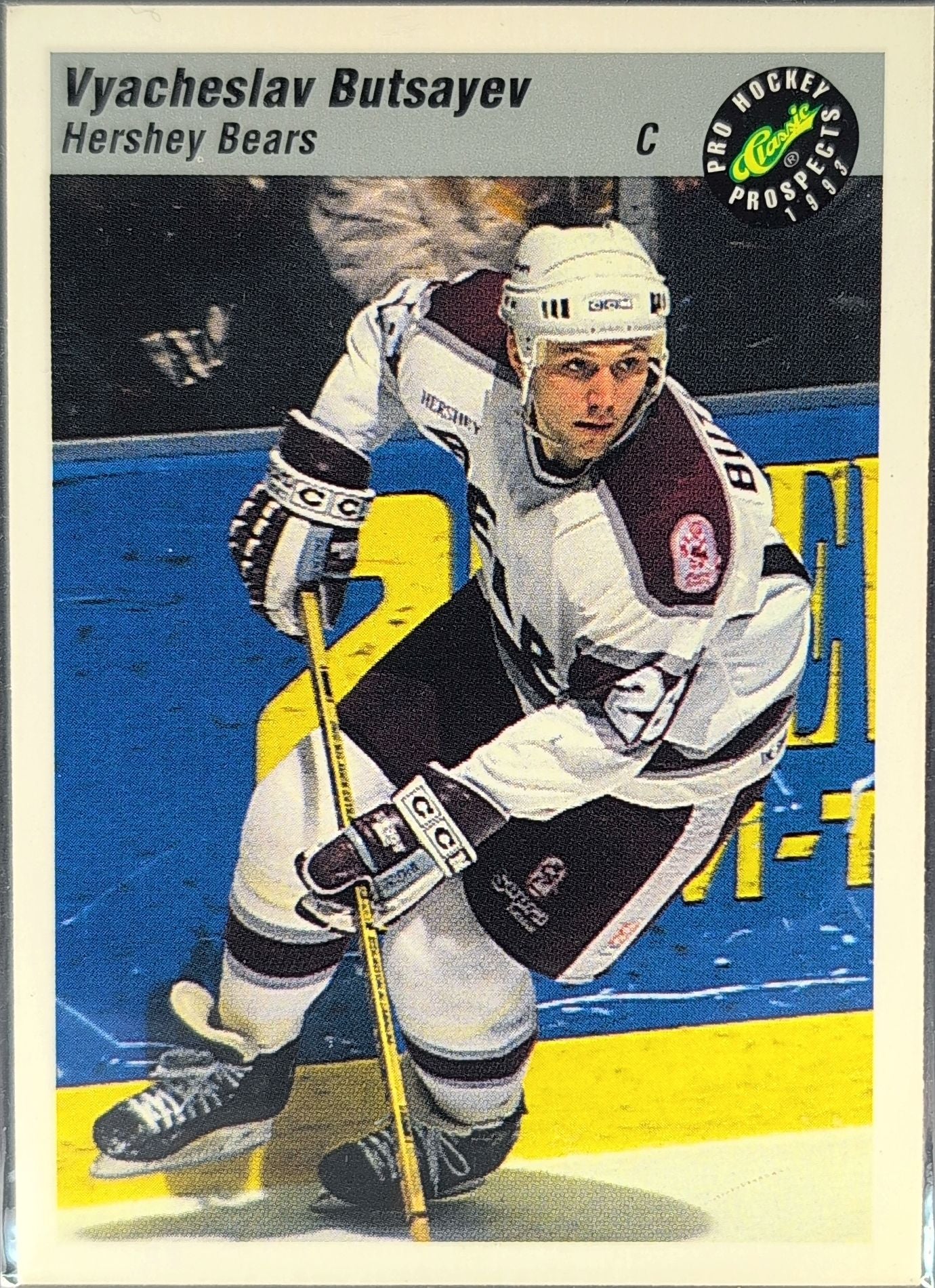1993 Classic Pro Prospects Vyacheslav Butsayev #131 Hershey Bears front