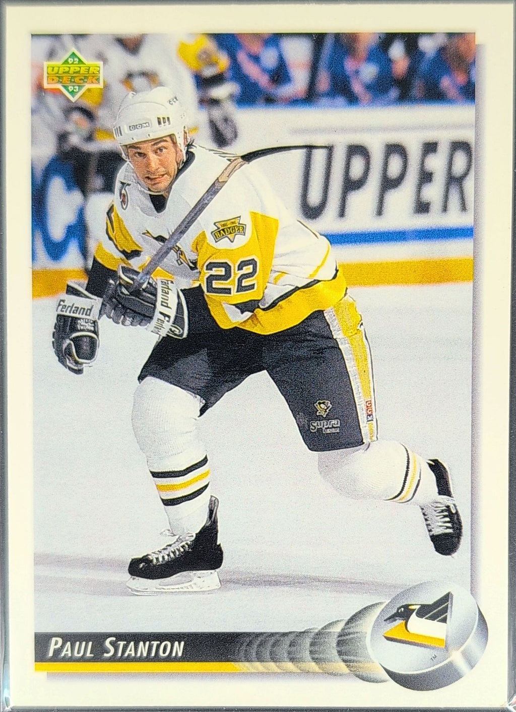 1992-93 Upper Deck Paul Stanton #100 Pittsburgh Penguins front