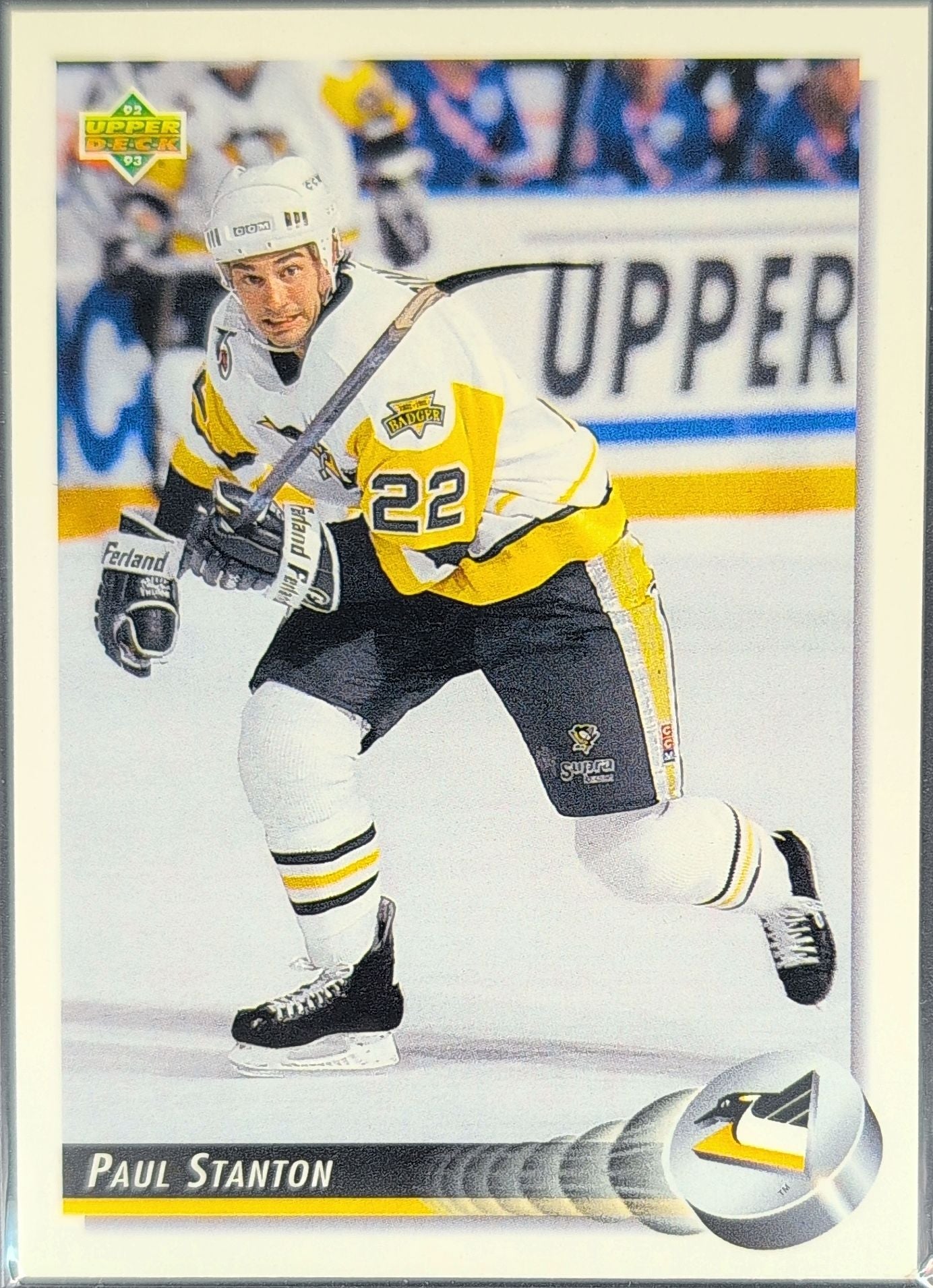 1992-93 Upper Deck Paul Stanton #100 Pittsburgh Penguins front