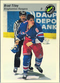 1993 Classic Pro Prospects Brad Tiley #129 Binghamton Rangers front