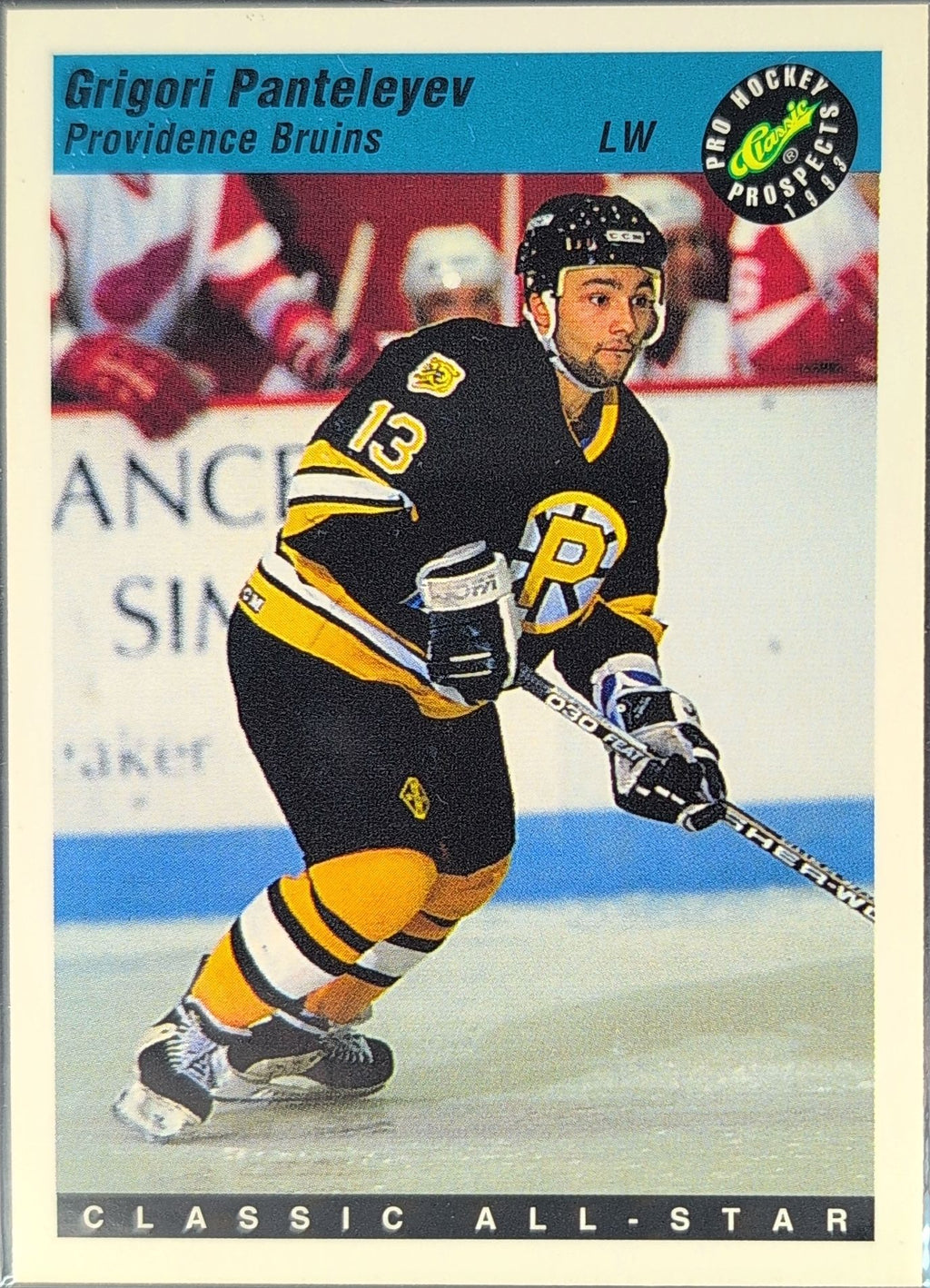 1993 Classic Pro Prospects Grigori Panteleyev #130 Providence Bruins front