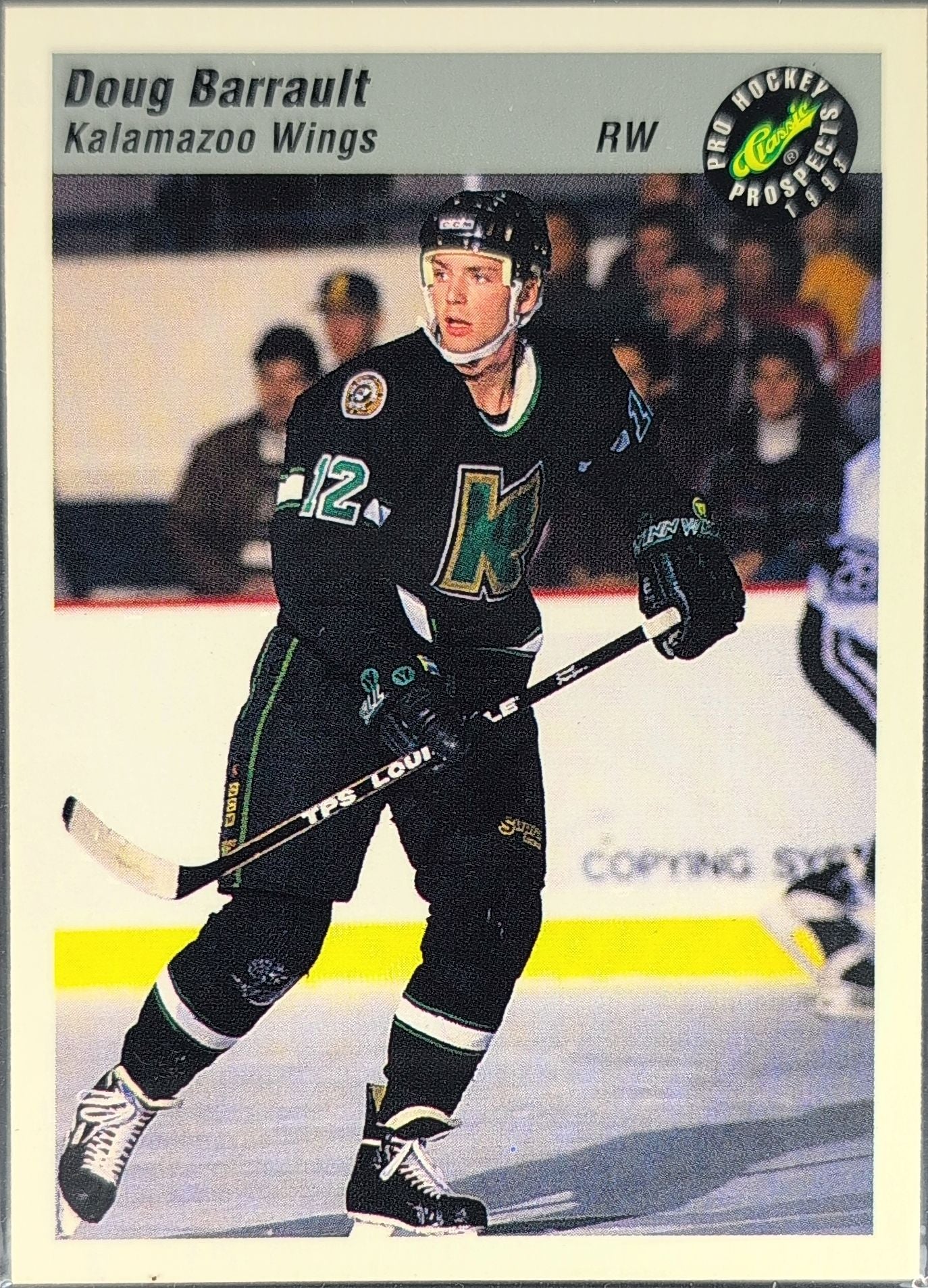 1993 Classic Pro Prospects Doug Barrault #61 Kalamazoo Wings front