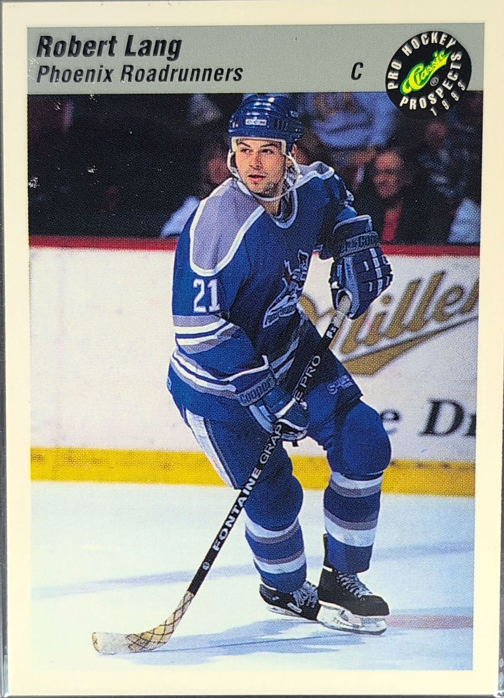 1993 Classic Pro Prospects Robert Lang #46 Phoenix Roadrunners front