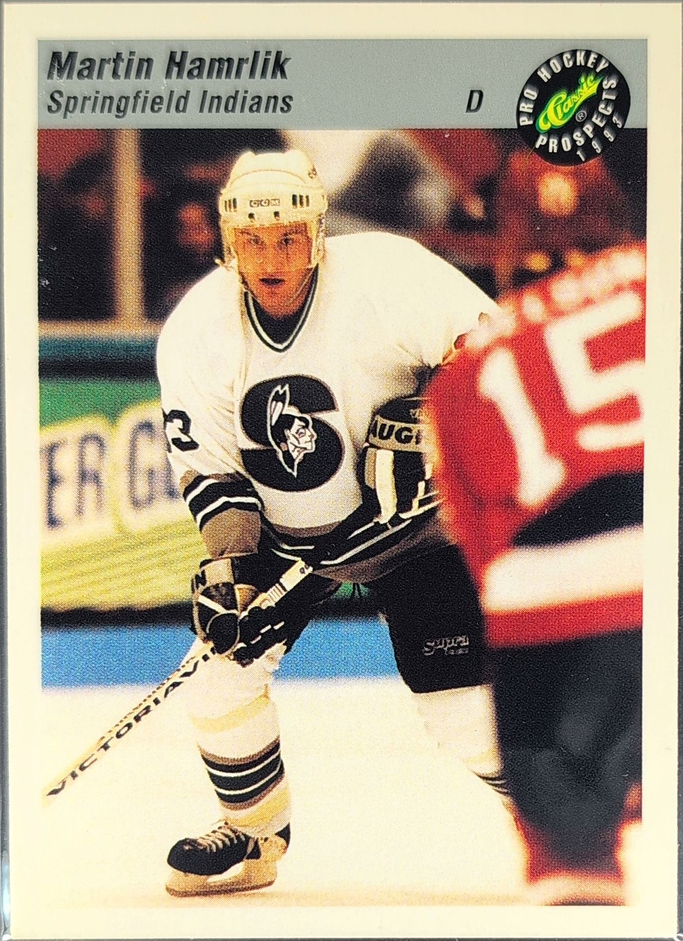 1993 Classic Pro Prospects Martin Hamrlik #62 Springfield Indians front
