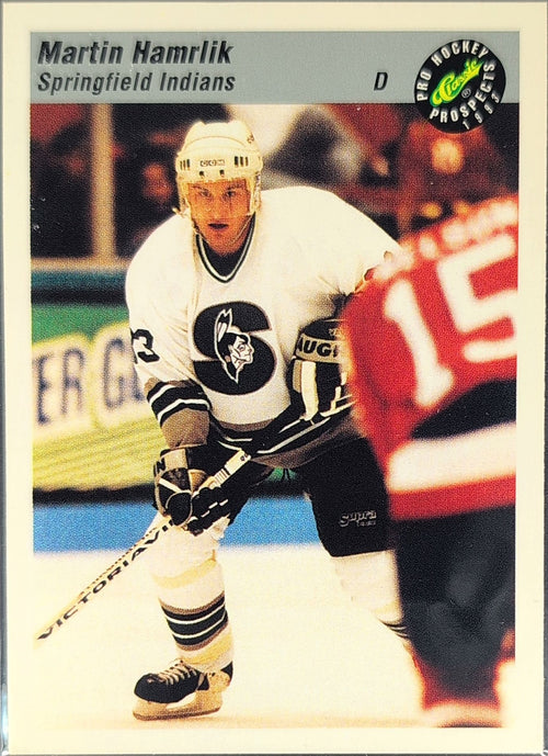 1993 Classic Pro Prospects Martin Hamrlik #62 Springfield Indians front