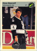 1993 Classic Pro Prospects Steve Bancroft #48 Indianapolis Ice front