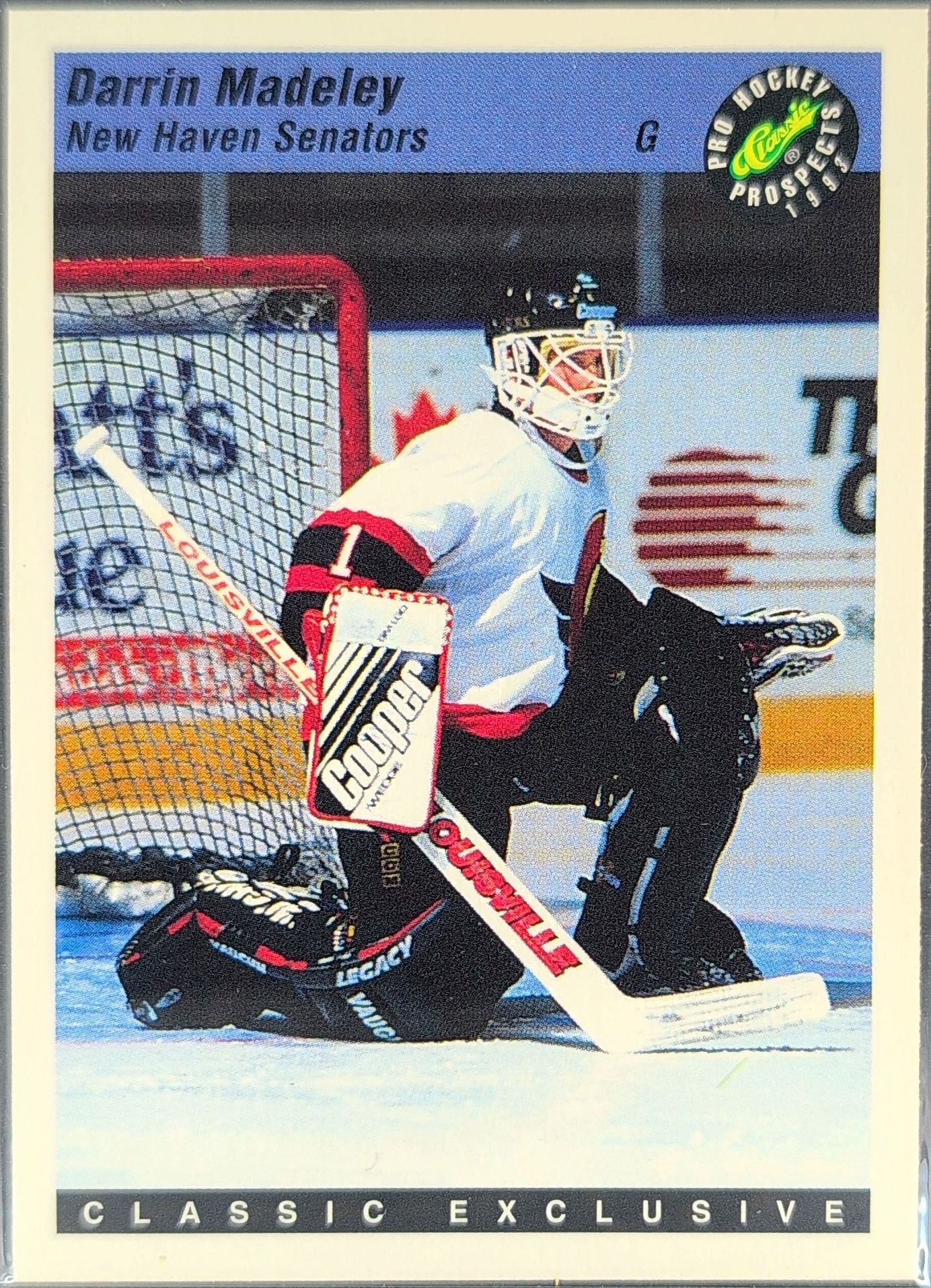 1993 Classic Pro Prospects Darrin Madeley #17 New Haven Senators front