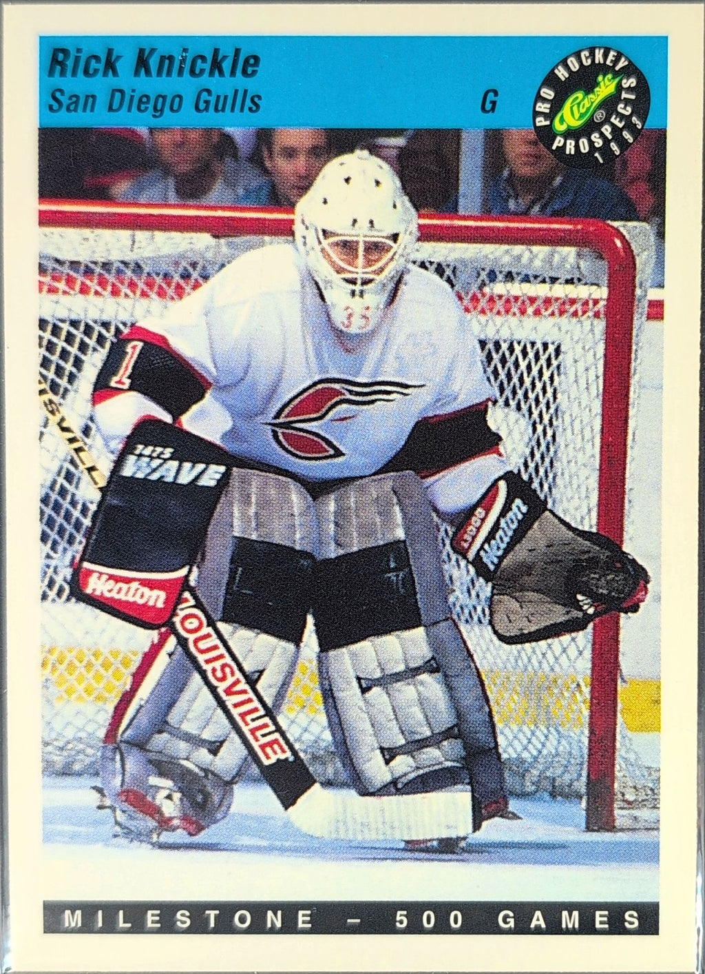 1993 Classic Pro Prospects Rick Knickle #121 San Diego Gulls front