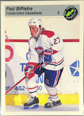 1993 Classic Pro Prospects Paul DiPietro #104 Fredericton Canadiens front