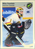 1993 Classic Pro Prospects Mike Fountain #106 Hamilton Canucks front