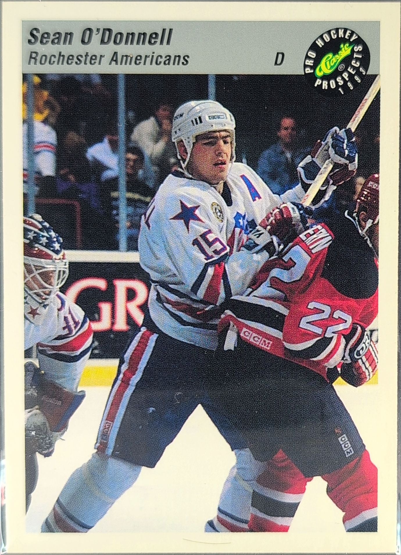 1993 Classic Pro Prospects Sean O'Donnell #109 Rochester Americans front
