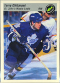 1993 Classic Pro Prospects Terry Chitaroni #92 St. John's Maple Leafs front