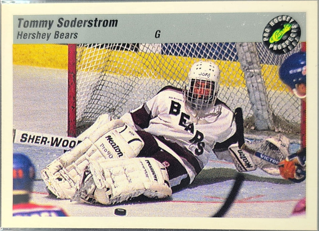 1993 Classic Pro Prospects Tommy Soderstrom #91 Hershey Bears front