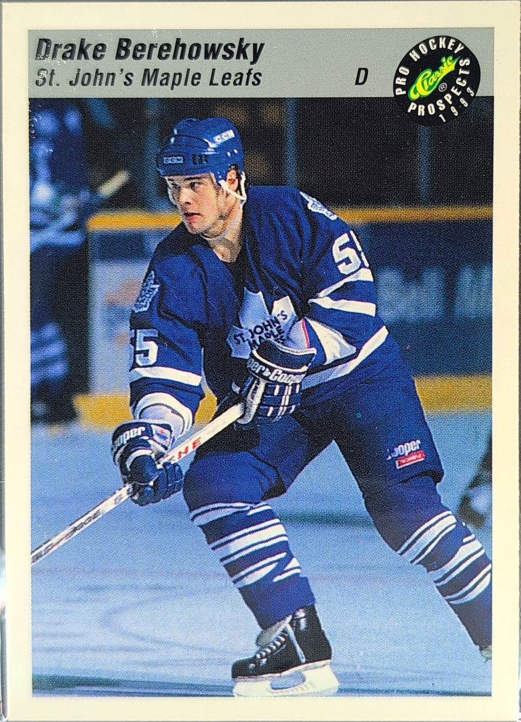 1993 Classic Pro Prospects Drake Berehowsky #59 St. John's Maple Leafs front