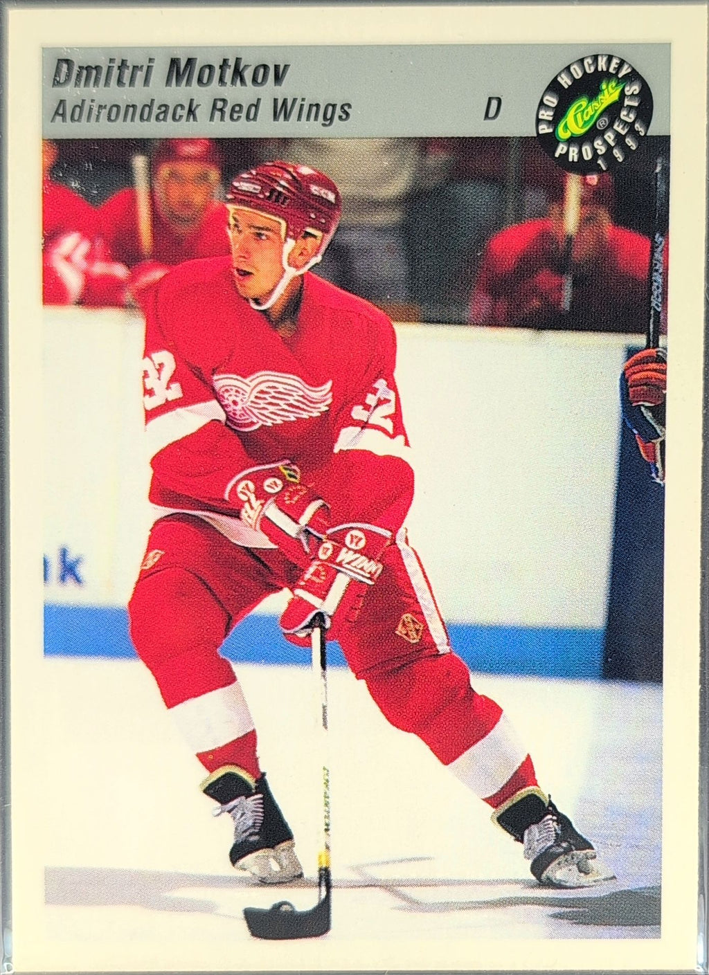 1993 Classic Pro Prospects Dmitri Motkov #57 Adirondack Red Wings front